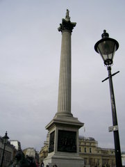 Trafalgar Square Nelson-Säule - London, Sights, Trafalgar, Admiral Nelson, Säule, Nelson Column, Laterne