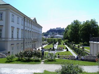 Salzburg, Mirabellpark - Salzburg, Mirabellpark, Park, Österreich, Schloss Mirabell, Festung Hohensalzburg, Garten, Schlossgarten, Park