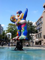Livesaver-Brunnen Duisburg 1 - Niki de Saint Phalle, Jean Tinguely, Nana, Livesaver-Brunnen, Brunnen, Duisburg
