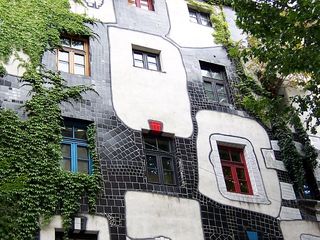 Kunsthaus Wien - Hundertwasser, Kunsthaus Wien, Fenster, Fensterrecht, Wien, Gebäude