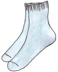 Socken - Strümpfe - chaussettes, Socken, socks, Strümpfe, clothes, Kleidung, vêtements, Fußbekleidung, kurz, knöchellang, Bündchen, Söckchen, Paar, zwei, Anlaut S