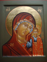 Gottesmutter - Religion, Gottesmutter, Ikone, Maria, russisch-orthodox, Kazanskaja, Roter Platz, Moskau, Staatsikone