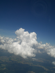 Wolkenformation - Wolken, Cumulus nimbus, Wolkenform, Wetter, aufquellen, Schönwetterwolke