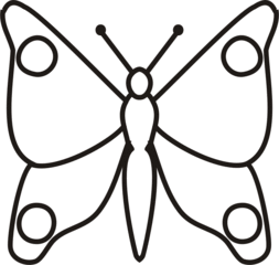 Schmetterling - Schmetterling, fliegen, Falter, Anlaut Sch, Illustration, Symmetrie, symmetrisch, Wörter mit Doppelkonsonanten