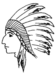 Indianer - Indianer, Federschmuck, Anlaut I, Kopf, Gesicht, Kostüm, Fasching, Karneval, Fastnacht