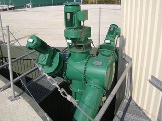 Biogasanlage #7 - Verteilerschnecke, Biogasanlage, Transport, Biomasse, Fermenter
