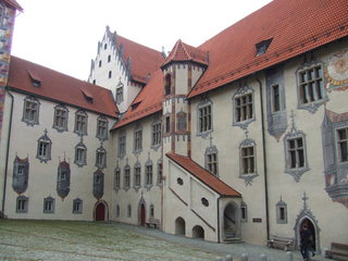 Schloss Füssen - Schloss, Füssen, Bayern, Allgäu, Architektur, Mittelalter, Burg, Gotik