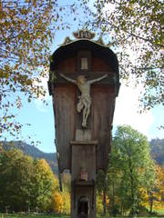 Kruzifix - Flurkreuz - Kruzifix, Kreuz, Religion, Christus, Symbol, Kirche, Wegweiser, Kreuzigung, Wegkreuz, Marterl