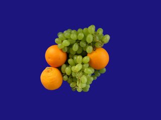 Orangen und Trauben - Orangen, Trauben, Obst