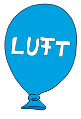 Luft - Luft, Luftballon, Ballon, Gas, Auftrieb, Keimungsbedingungen, Atmung, Anlaut L