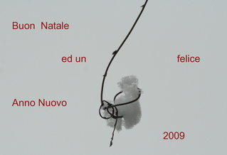 Glückwunschbild zum Jahreswechsel - italienisch - Natale, felice, anno, nuovo