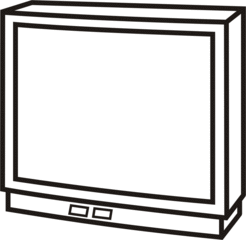Fernseher - Fernseher, fernsehen, Freizeit, Film, Video, Anlaut F, Wörter mit h