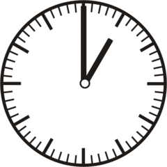 Uhrzeit 1.00   13.00 - Uhr, Uhrzeit, volle Stunde, ganze Stunde, Zeit, Zeitspanne, Zeitpunkt, Zeiger, Mechanik, Zeitskala, Zeitgeber, Analoguhr, Zifferblatt, Ziffernblatt, rechtsdrehend, Uhrzeigersinn, Minute, Kreis, Winkel, Grad, Mathematik, Größen, messen, time, clock, ermitteln, Zeitraum, Dauer, Frist, Termin, Zeitabschnitt