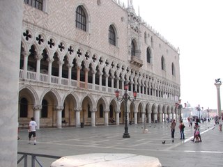 Der Dogenpalast - Venedig, Italien, Markusplatz, Dogenpalast, Tourismus, Doge, Baukunst, byzantinisch, venezianisch, Wahrzeichen