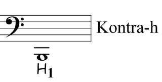 Bassschlüssel: H(1) - Noten, Notation, Notenschlüssel