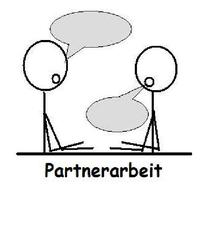 Pictogramm Partnerarbeit - Sozialform, Partnerarbeit, Dialog, Gedankenaustausch, Arbeitsform, Unterricht, Schulunterricht, sprechen, kommunizieren, reden