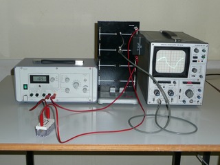 Auf- und Entladekurve eines Kondensators - Physik, Aufladung, Entladung, Kondensator, Widerstand, Oszilloskop, Kurve, Strom, Elektrizität