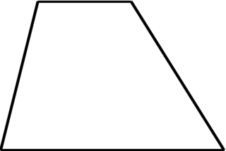 Trapez - Trapez, parallel, Viereck, Figur, Geometrie, Ecke, eben, plan, Winkel
