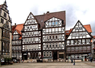 Hannoversch-Münden Marktplatz - Markt, Marktplatz, Haus, Häuser, Fachwerk, Fachwerkhaus, Platz, alt, historisch, Rathaus