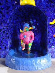Ganesha - Figur, Niki de Saint Phalle, Elefant, Ganesha, Gottheit, Springbrunnen, bunt, Grotte, Herrenhäuser Gärten