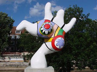 Hannoversche Nana # 1 - Nana, Niki de Saint Phalle, Hannover, Figur, Skulptur, bunt, groß, Frau