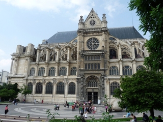 Paris - Saint Eustache - Paris, Frankreich, Kirche, katholisch, Gotik, gotisch, Architektur, Baukunst, Fassade, Ornamente