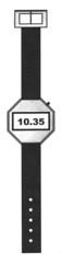 Armbanduhr - Uhr, Uhrzeit, Zeit, Zeitspanne, Zeitpunkt, Zeitskala, Zeitgeber, Digitaluhr, Armbanduhr, Minute, Stunde, Mathematik, Größen, messen, time, clock, watch, wristwatch, ermitteln, Zeitraum, Zeitabschnitt, Ziffern, Zahl
