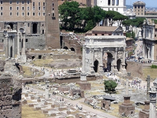 Rom - Forum Romanum 2 - Italien, Rom, Antike, Ausgrabungen, Archäologie, altes Rom, Römer