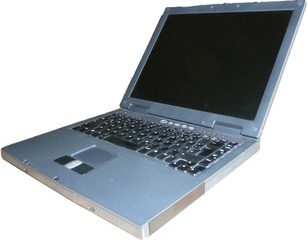 Notebookbestandteile #01 - Informatik, Notebook, Rechner, Laptop, PC, tragbar, Tastatur, Bildschirm