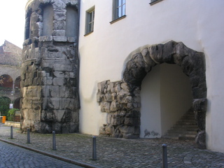 Porta Praetoria - Porta Praetoria, Römer, Regensburg, castra Regina, Lager, Legionslager, Tor