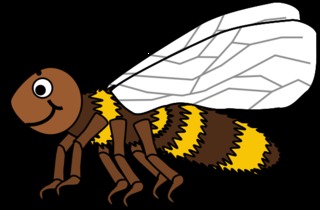 Biene #2 - Biene, Insekt, Flügel, Hautflügel, Wörter mit ie