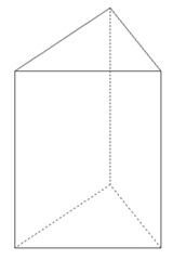 Dreiecksprisma - Dreieck Prisma Schrägbild Körper Geometrie