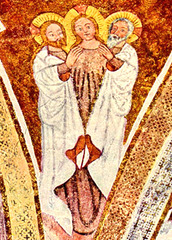 Fresko Trinität - Fresko Trinität Trinitätslehre Dreifaltigkeit, Vater, Sohn, Heiliger Geist
