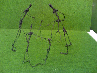 Giacometti Drahtfiguren - Draht, Plastik, Kunst, Figuren, Giacometti, Werken, formen, biegen