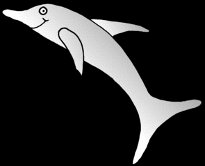 Delphin #4 - Tier, Meer, Säugetier, Delfin, Delphin, springen, Anlaut D