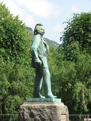 Edvard Grieg Denkmal in Bergen / Norwegen #1 - Edvard Grieg, Norwegen, Musik, Romantik