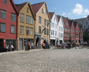 Norwegen Bergen Hanseviertel - Norwegen, Hanse, Unesco, Welterbe