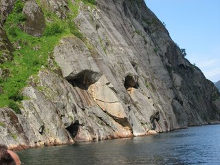 Norwegen Trollfjord Felsformation #5 - Norwegen, Fjord, Felsen, Erosion, Klüfte
