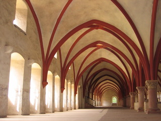 Gewölbe Kloster Eberbach #1 - Gewölbe, romanisch, Kloster, Kreuzgang, Kreuzgewölbe