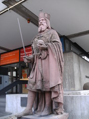 Kaiser Karl der Große - Denkmal, Karl der Große, Frankfurt/Main, Gründer, alt, Geschichte, Museum