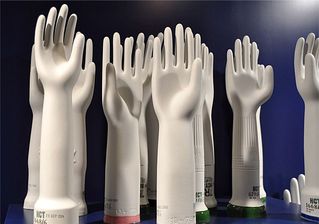 Formen Gummihandschuhe  - Form, Keramik, gießen, Handschuhe, Gummi, Gummihandschuhe, Industrie, Fertigung, weiß