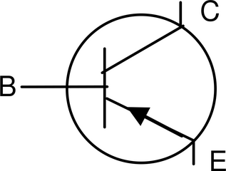 pnp-Transistor - Transistor, pnp, Basis, Emitter, Kollektor, Schaltsymbol, Stromkreis