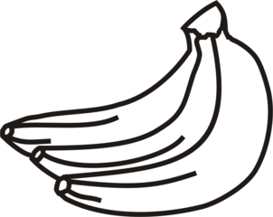 Bananen - Bananen, Banane, Obst, Frucht, geschlossen, Mehrzahl, drei, Anlaut B
