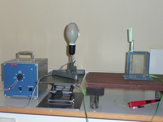Der Fotoeffekt mit Elektroskop - Fotoeffekt, Quantenphysik, Quecksilberrdampflampe, Quecksilber, Zinn-Platte, Elektroskop, qualitativ