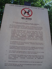No dogs! Edinburgh Burial Grounds - Edinburgh, Hund, Verbot, Friedhof