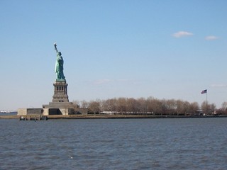 New York - Freiheitsstatue 2 - Amerika, USA, New York, Freiheitsstatue, Statue of Liberty, Wahrzeichen, Freiheit, Symbol, auswandern