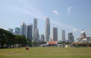 Singapore_Skyline - Geografie, Länder, Metropolen, Südostasien, Stadtstaaten, Singapore, Singapur, Kolonialviertel