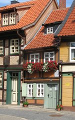 Wernigerode Kleinstes Haus - Wernigerode, Fachwerkhaus, klein, Kulturdenkmal
