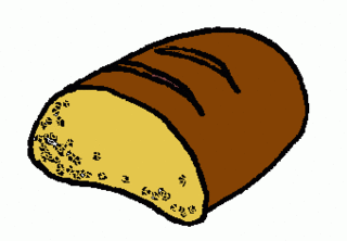 Brot - Brot, Bäcker, backen, vespern, Vesper, Anlaut B